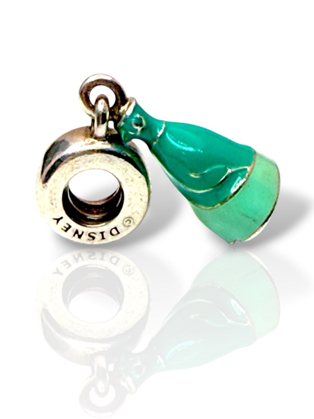 Pandora Disney Ariel Dress Dangle Charm Teal Enamel ALE S925